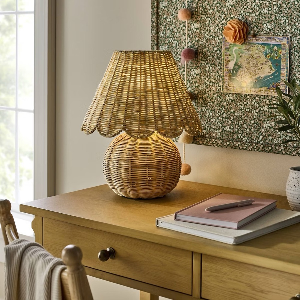 Table Lamp with Woven Base and Woven Shade - Threshold with Studio McGee - Picture 2 of 6